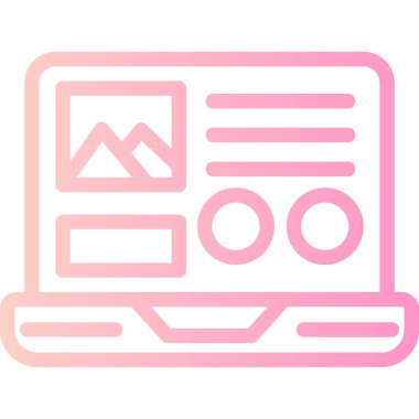 seo modern simgesinin vektör illüstrasyonu