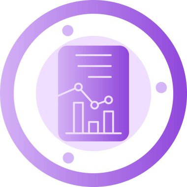 grafik simgesinin vektör illüstrasyonu