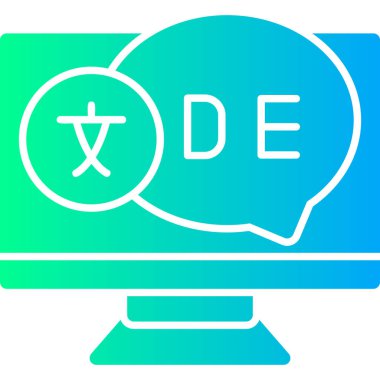 seo modern simgesinin vektör illüstrasyonu