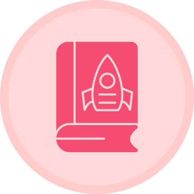 Roket. Web simgesi basit illüstrasyon