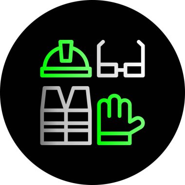 Modern oto tamir simgesinin vektör illüstrasyonu