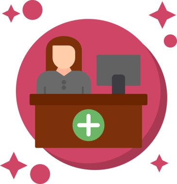 iş insanları simgesi, vektör illüstrasyonu