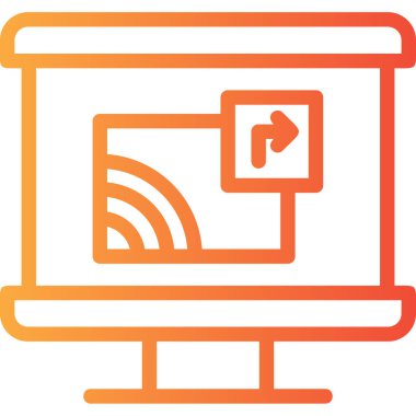 İnternet simgesi vektör illüstrasyonu