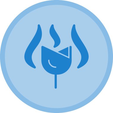 Yangın. Web simgesi basit illüstrasyon