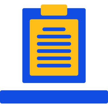 Belge. Web simgesi basit illüstrasyon