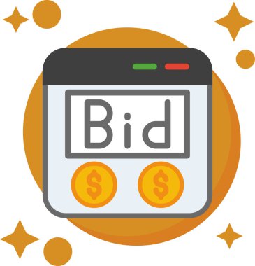 teklif vektör simgesi modern basit illüstrasyon,