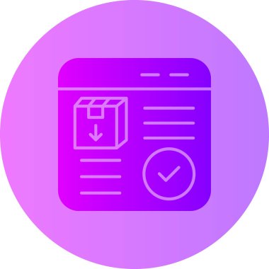 Belge simgesinin vektör illüstrasyonu