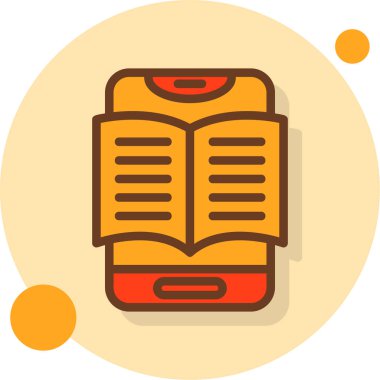 kitap simgesi, vektör illüstrasyonu