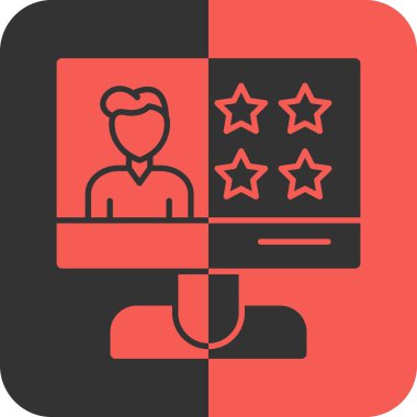 Müşteri hizmeti simgesi, vektör illüstrasyonu