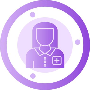 Doktorun vektör illüstrasyonu