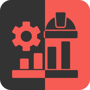 Yönetimin iş simgesinin vektör illüstrasyonu