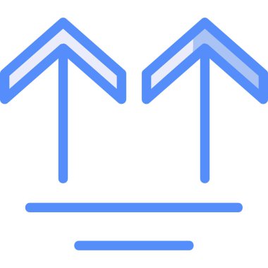 Oklar. Web simgesi basit illüstrasyon