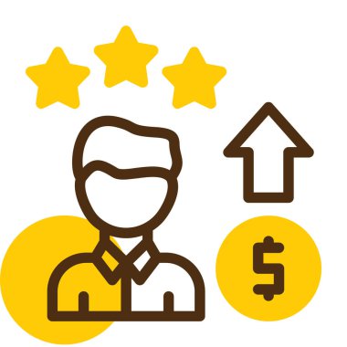 Müşteri servisi düz simgesi, vektör illüstrasyonu