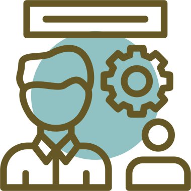 iş simgesi vektör illüstrasyonu