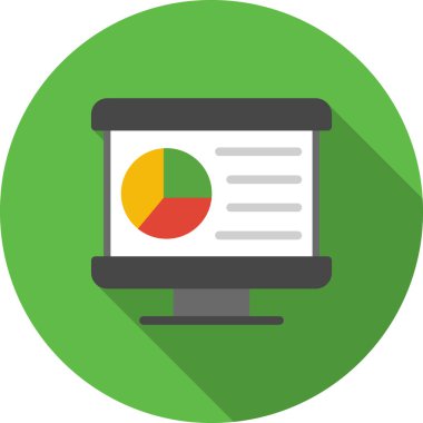 veri yönetimi düz vektör simgeleri