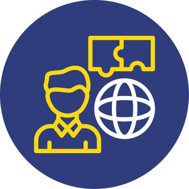 seo modern simgesinin vektör illüstrasyonu