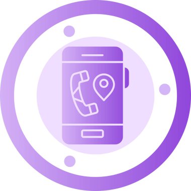 Çağrı. Web simgesi basit illüstrasyon