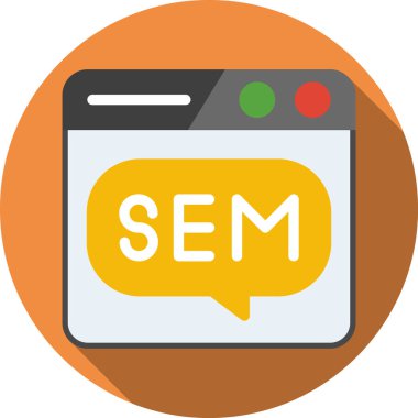 Web tasarımı ve geliştirme renkli vektör simgesi.