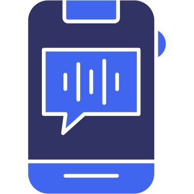 Smartphone Simgesi, vektör illüstrasyonu