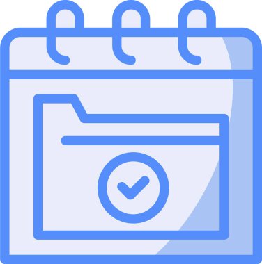 Takvim. Web simgesi basit illüstrasyon