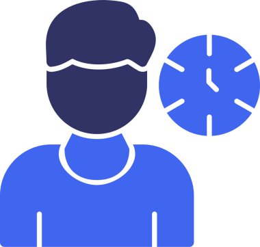 avatar. Web simgesi basit illüstrasyon