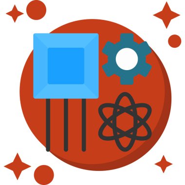 Bilim simgesi. vektör illüstrasyonu