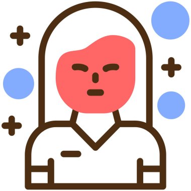 Avatar man simgesi, vektör illüstrasyonu