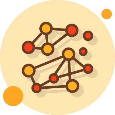 şebeke. Web simgesi basit illüstrasyon