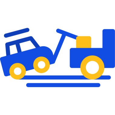 İnşaat makineleri ikonu. vektör illüstrasyonu