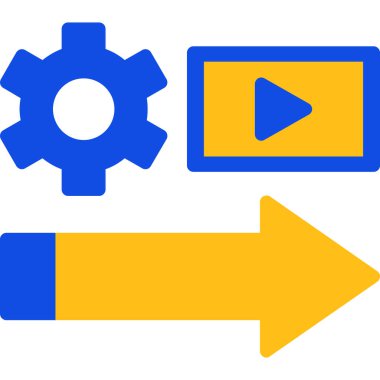 Simge, vektör illüstrasyonu ayarlanıyor