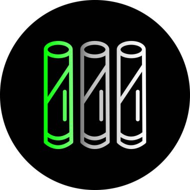 Bir kalemin vektör illüstrasyonu