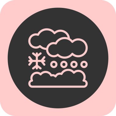 bulut simgesi, vektör illüstrasyonu