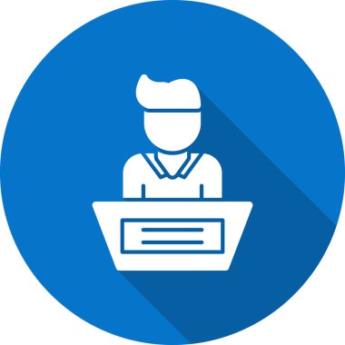 Seo simgesinin vektör illüstrasyonu