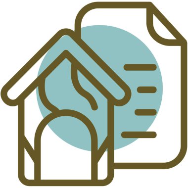 ev simgesi vektör illüstrasyonu