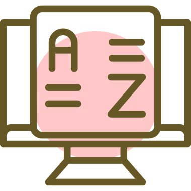 Dosya. Web simgesi basit illüstrasyon