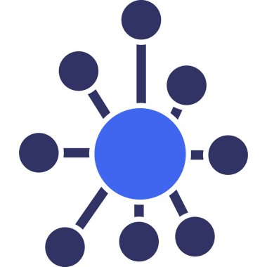 şebeke. Web simgesi basit illüstrasyon