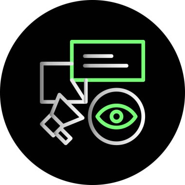 göz vektörü simgesi modern basit tasarım çizimi