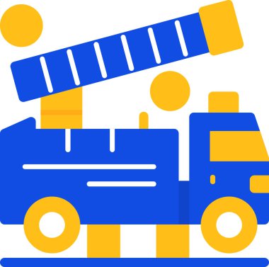 araba uydu anten simgesi düz stil