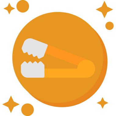 Uzun gölge hokeyi ile düz web simgesi