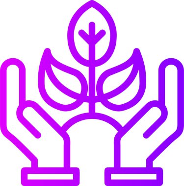 Bitki. Web simgesi basit illüstrasyon