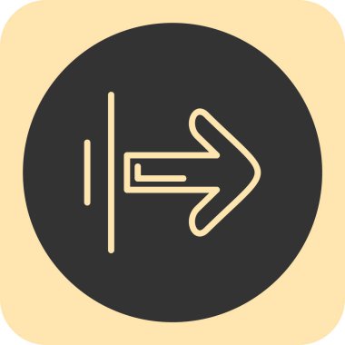 Eğilim biçimi izole edilmiş arkaplanda ok simgesi