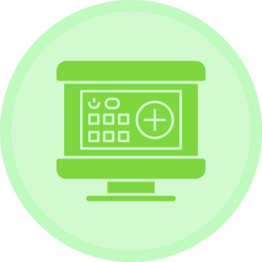 Bilgisayar. Web simgesi vektör illüstrasyonu