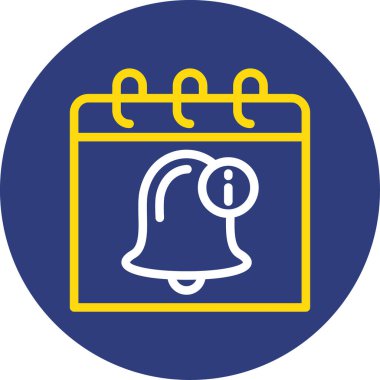 Çan simgesi vektör illüstrasyonu