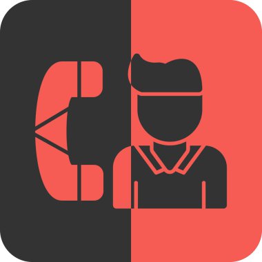 Takım elbiseli bir adamın vektör çizimi