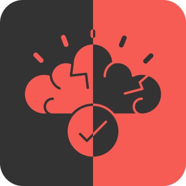 bulut hava illüstrasyon sembol simge vektör