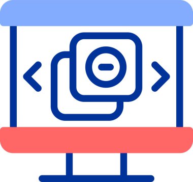 kod web simgesi basit illüstrasyon