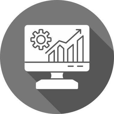 ok vektör simgesi ile gözlem ve grafik