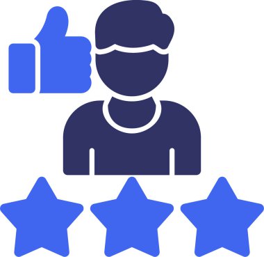 Geri bildirim. Web simgesi basit illüstrasyon