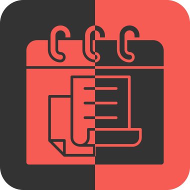 Belge simgesinin vektör illüstrasyonu