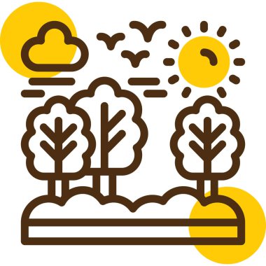 Hava durumu. Web simgesi basit illüstrasyon